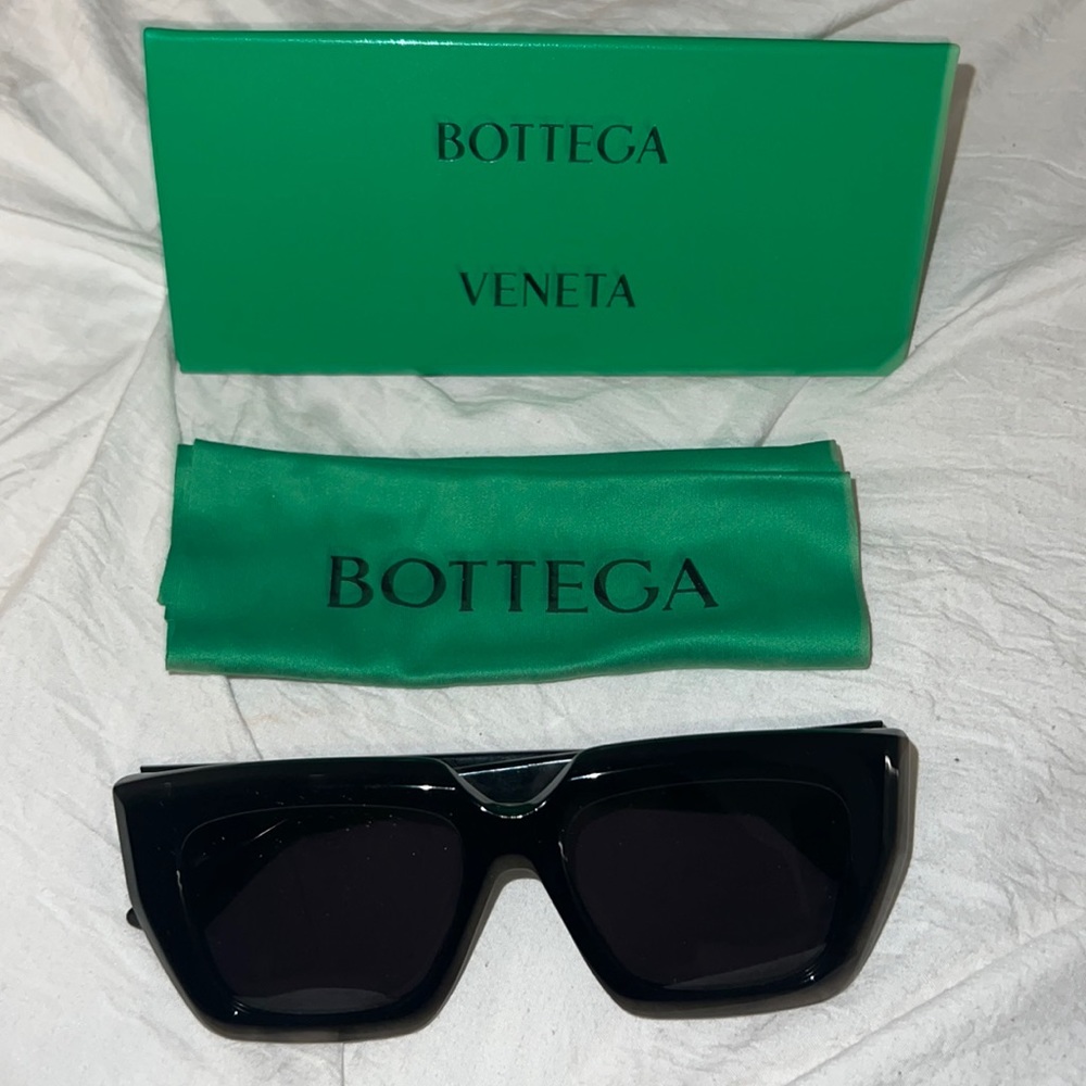 Bottega Veneta Black Sunglasses